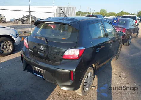 2021 Mitsubishi Mirage Carbonite Edition/Es/Le z USA, uszkodzony, nr VIN ML32AUHJ1MH002229